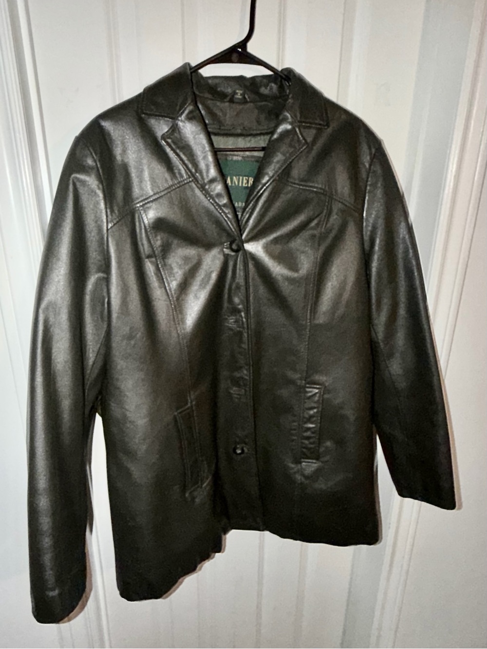 Black Ladies Danier Leather Jacket